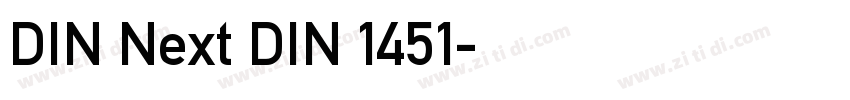 DIN Next DIN 1451字体转换 DIN Next DIN 1451字体转换